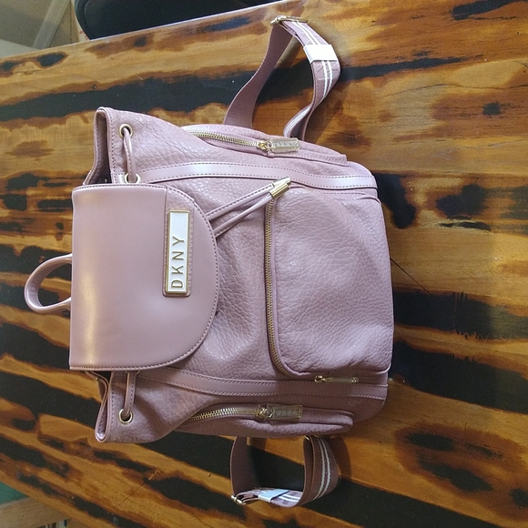 Dkny Bags Dkny Rapture Primrose Vegan Leather Laptop Backpack Poshmark